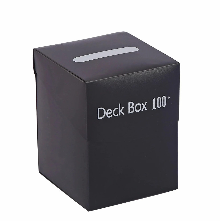 1pc Trading Card Storage Box Solid Color Card Holder Organizer Sports And Games