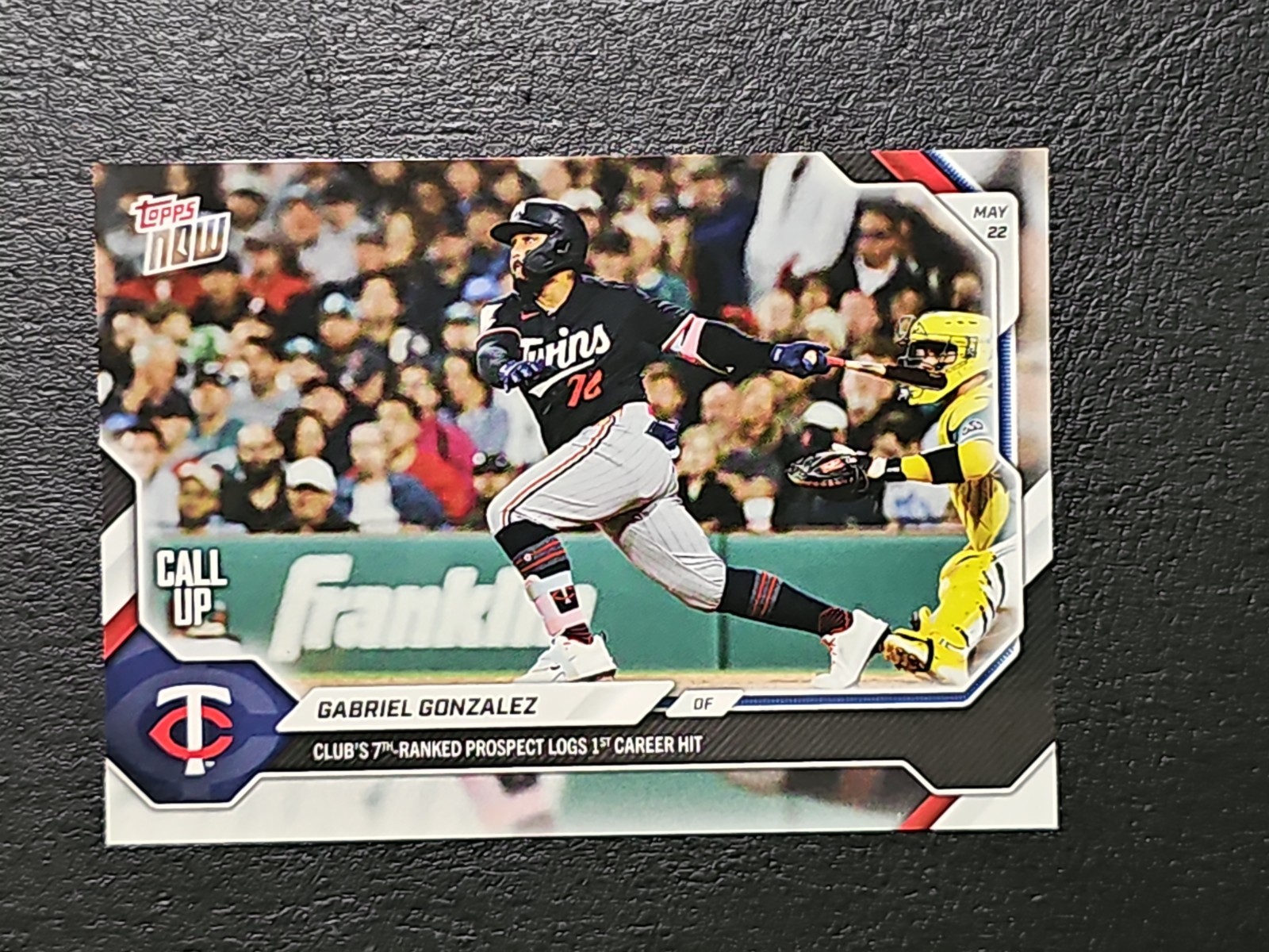 2026 Topps Now #230 Gabriel Gonzalez – Minnesota Twins – Call Up – PR:519