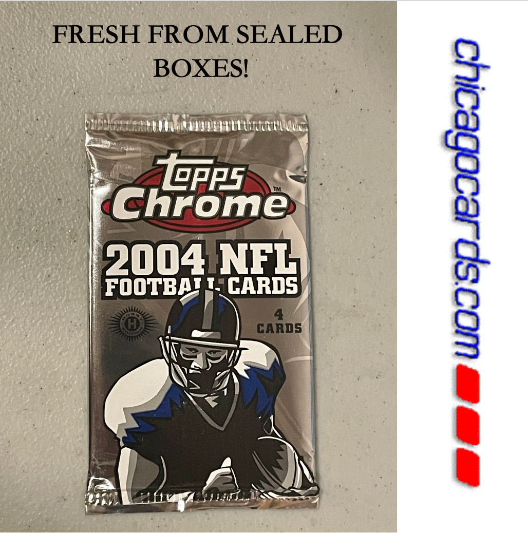 2004 Topps Chrome HOBBY Pack Look4 Roethlisberger Manning Rookie AUTO Refractor
