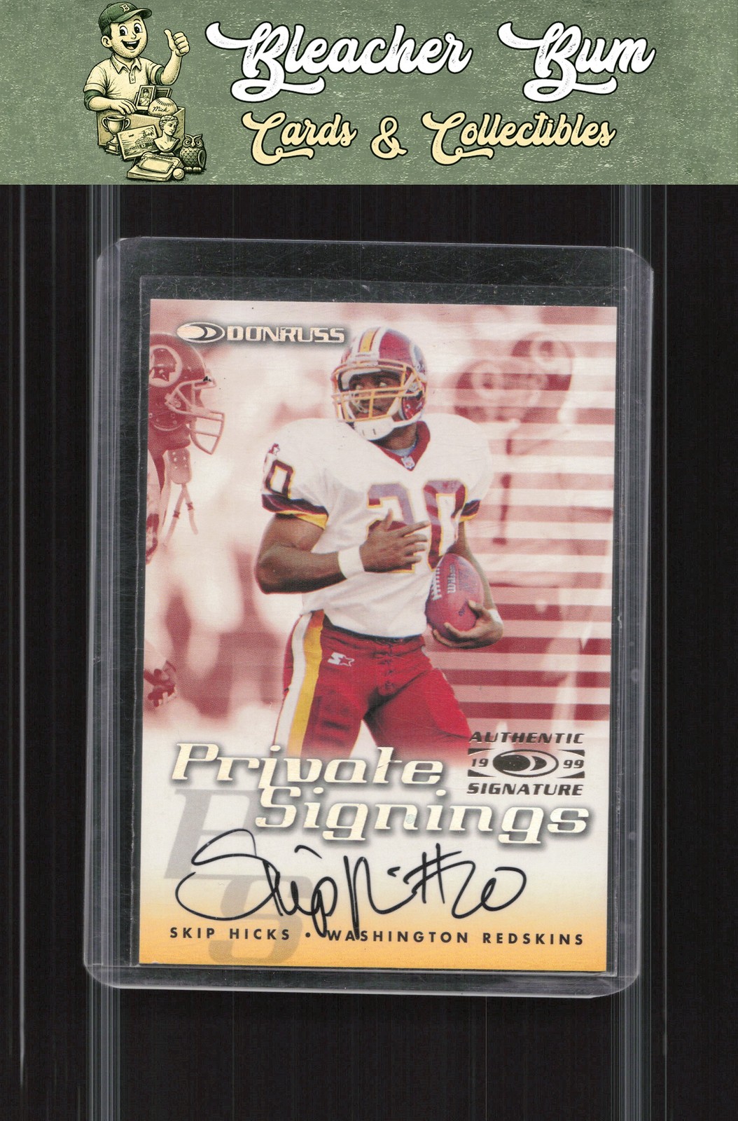 1999 Donruss NNO Skip Hicks Private Signings Auto