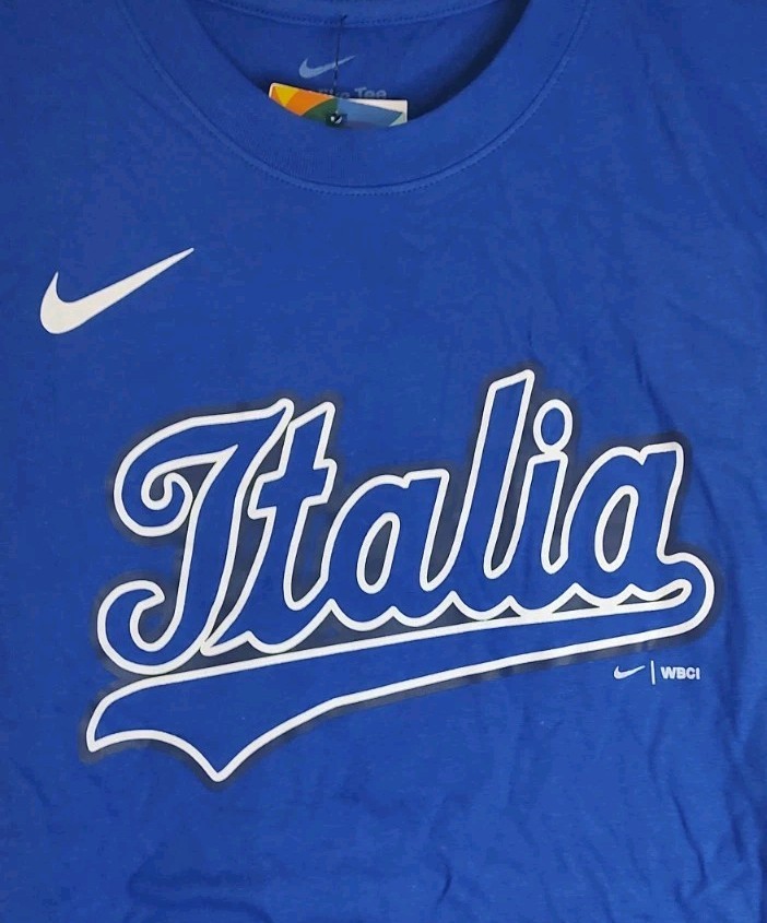 NWT Vinnie Pasquantino #9 Italy Baseball Team 2026 WBC T-shirt Men’s Size Small