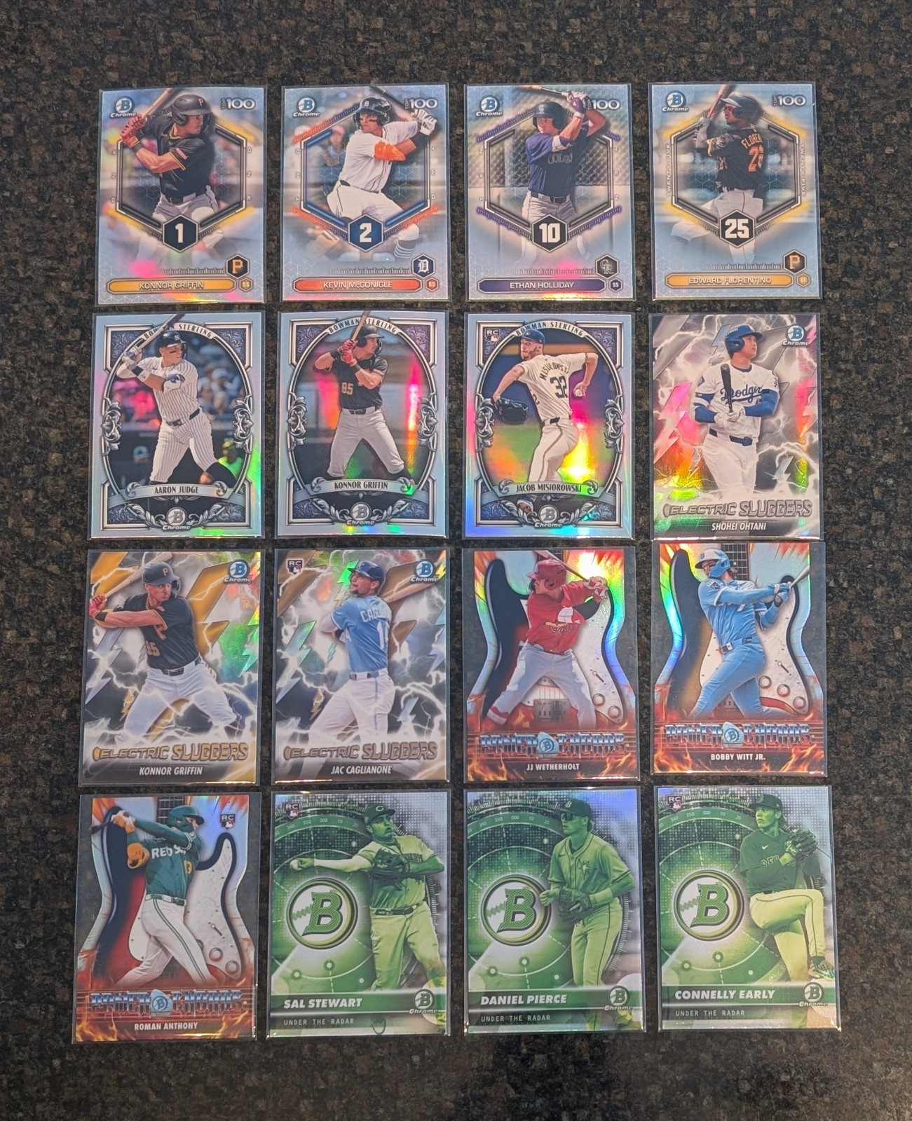 2026 Bowman Baseball – INSERTS – Pick Your Card & Complete Your Set – Top 100