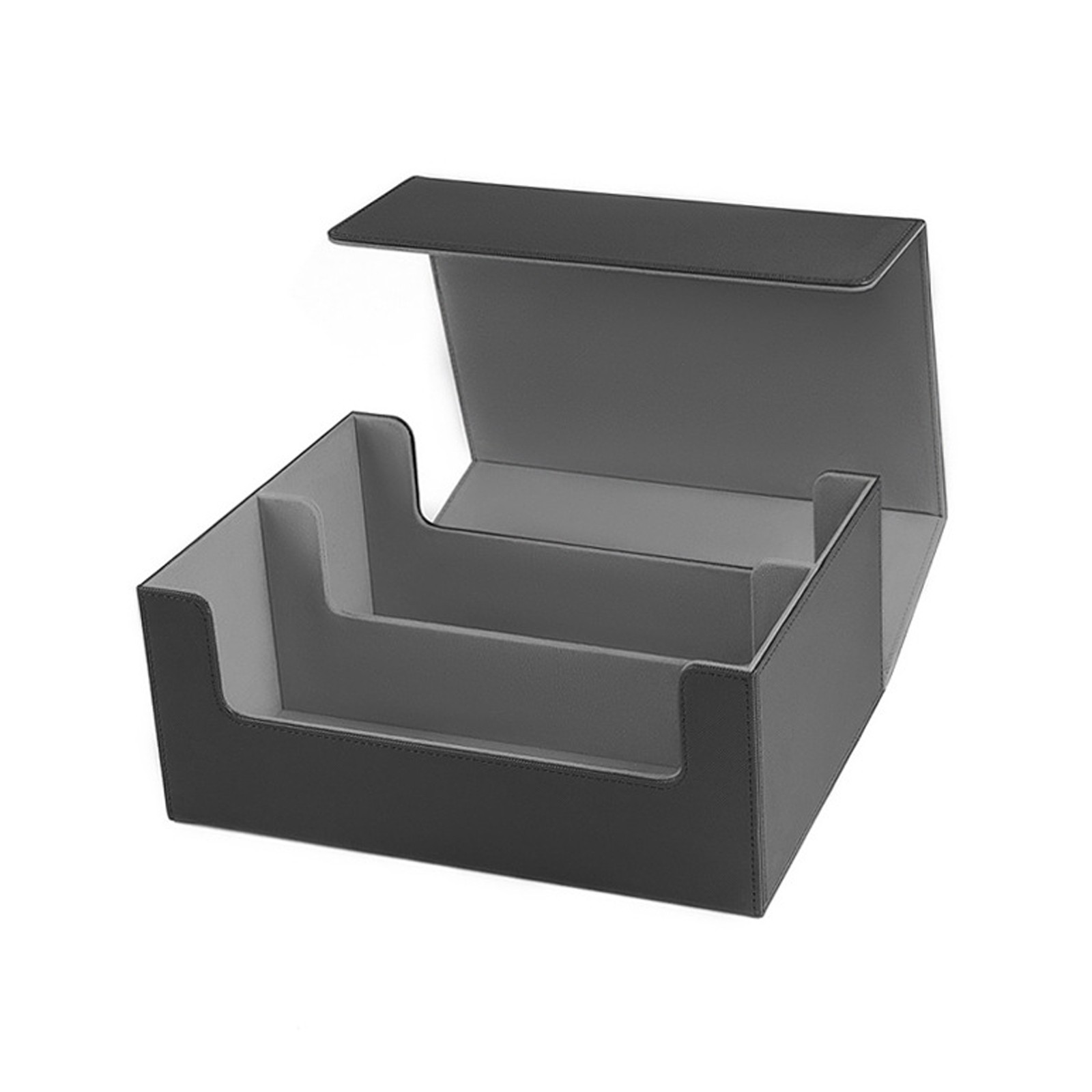 Magnetic Large Capacity 2-Row One Click Cards Holder Storage Box Trading Cards