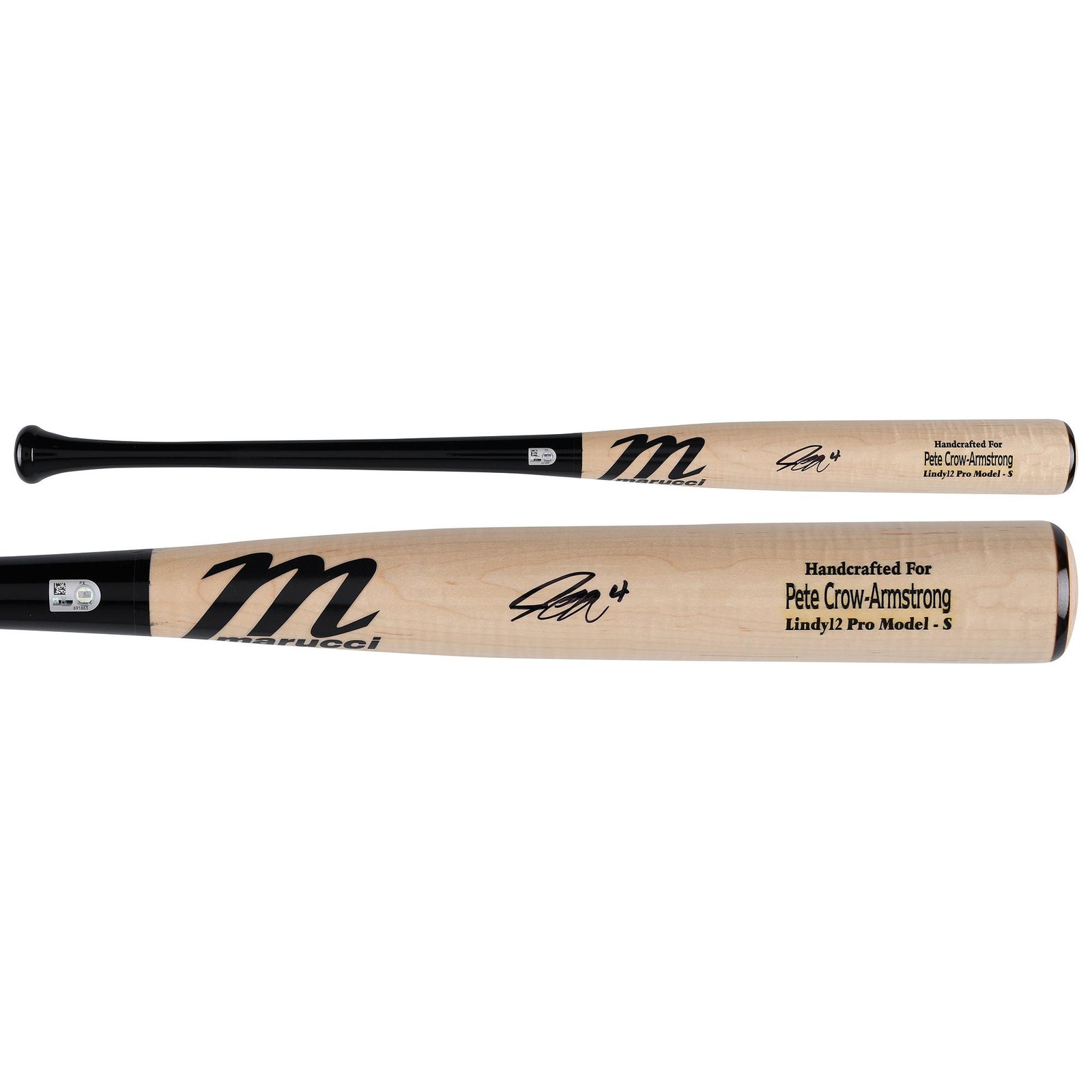 Pete Crow-Armstrong Chicago Cubs Autographed Marucci Game Model Bat