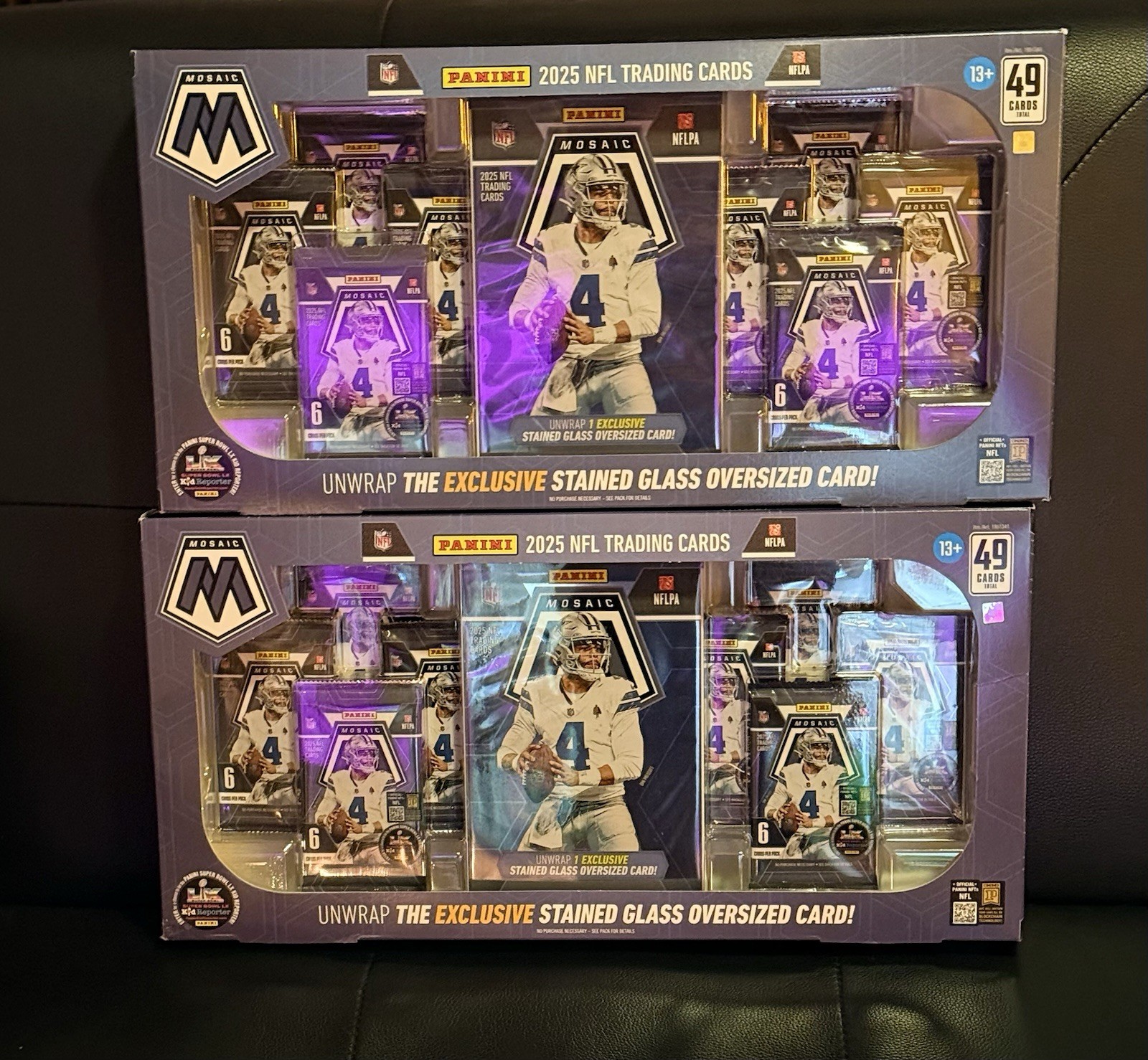2025 Panini Mosaic Football Costco Exclusive Bundle Box [lot of 2]