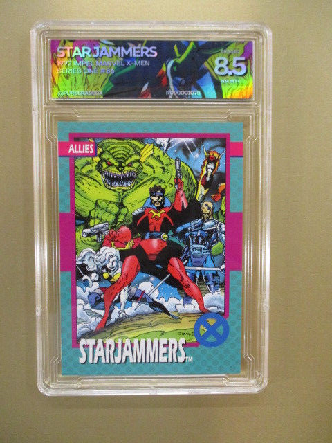 1992 Impel Marvel X-Men Series 1 #86 STARJAMMERS Pure Graded X cm