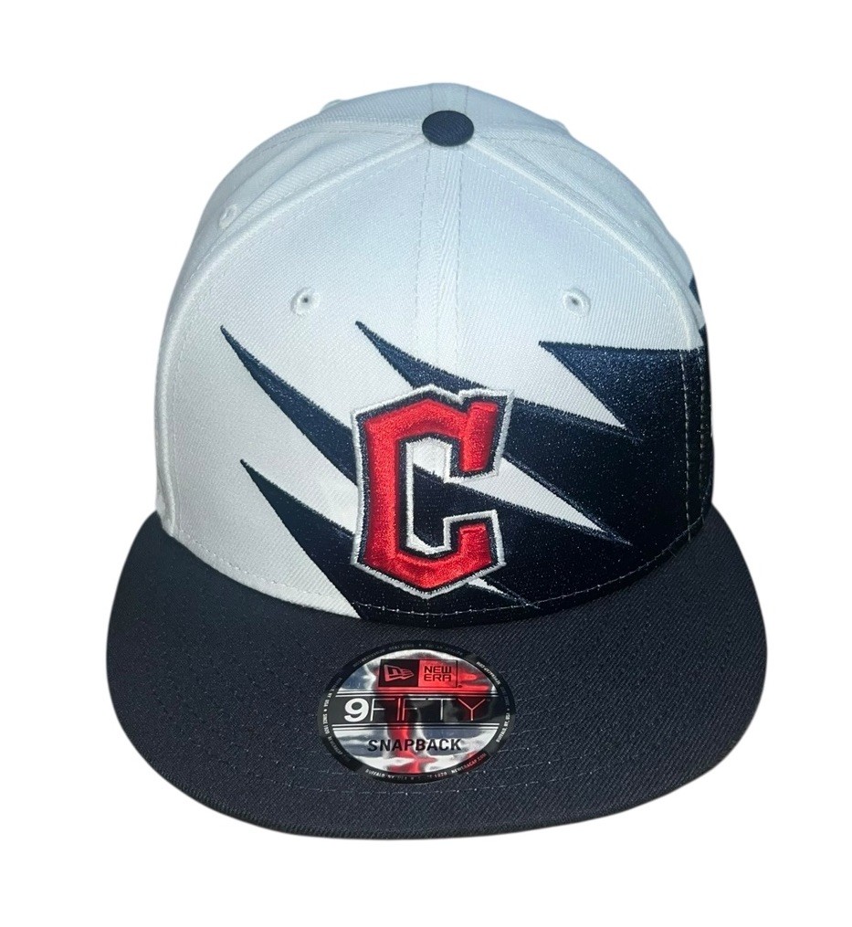 Cleveland Guardians New Era 59FIFTY Jagged Sharktooth Snapback Hat Cap Indians