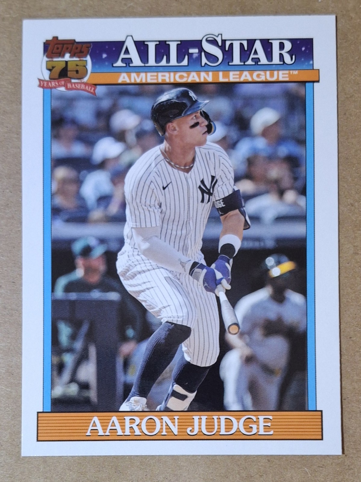 2026 Topps Series 2 AARON JUDGE 75th Anniversary All-Star Insert 91AS-1 ..!!