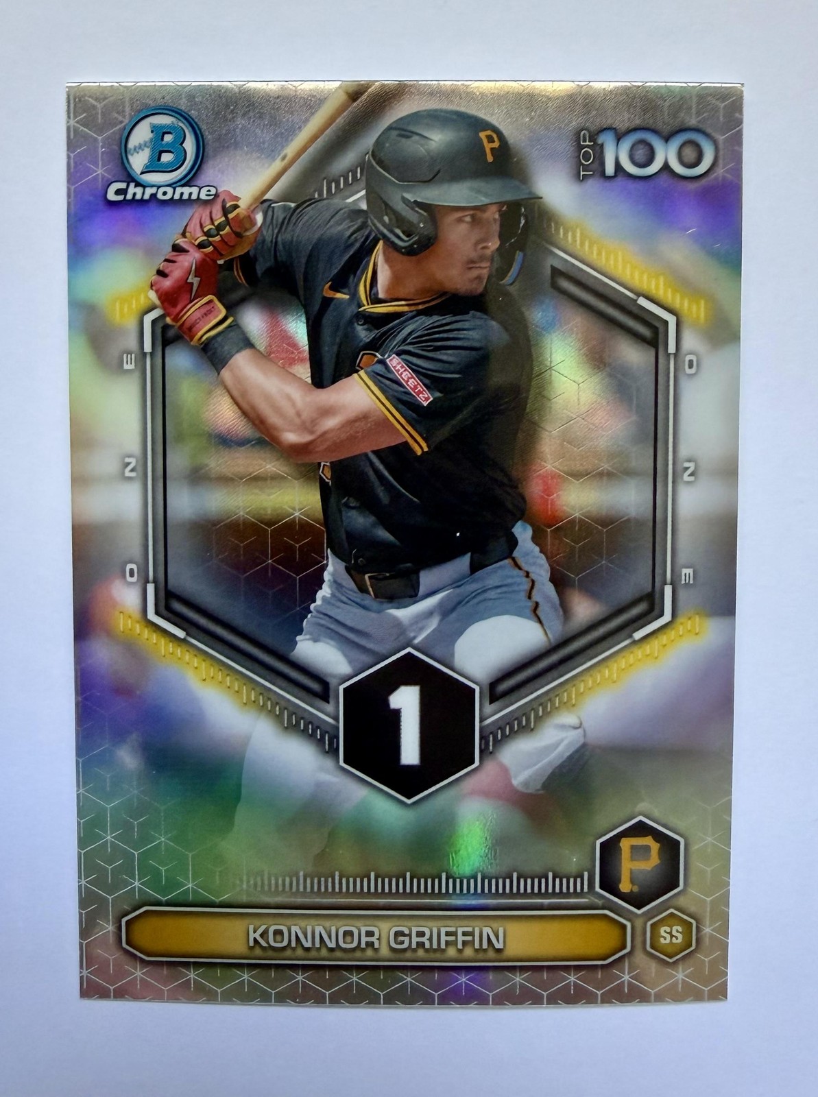 Konnor Griffin 2026 Bowman Scouts Top 100 Refractor #BTP-1 Pirates RC