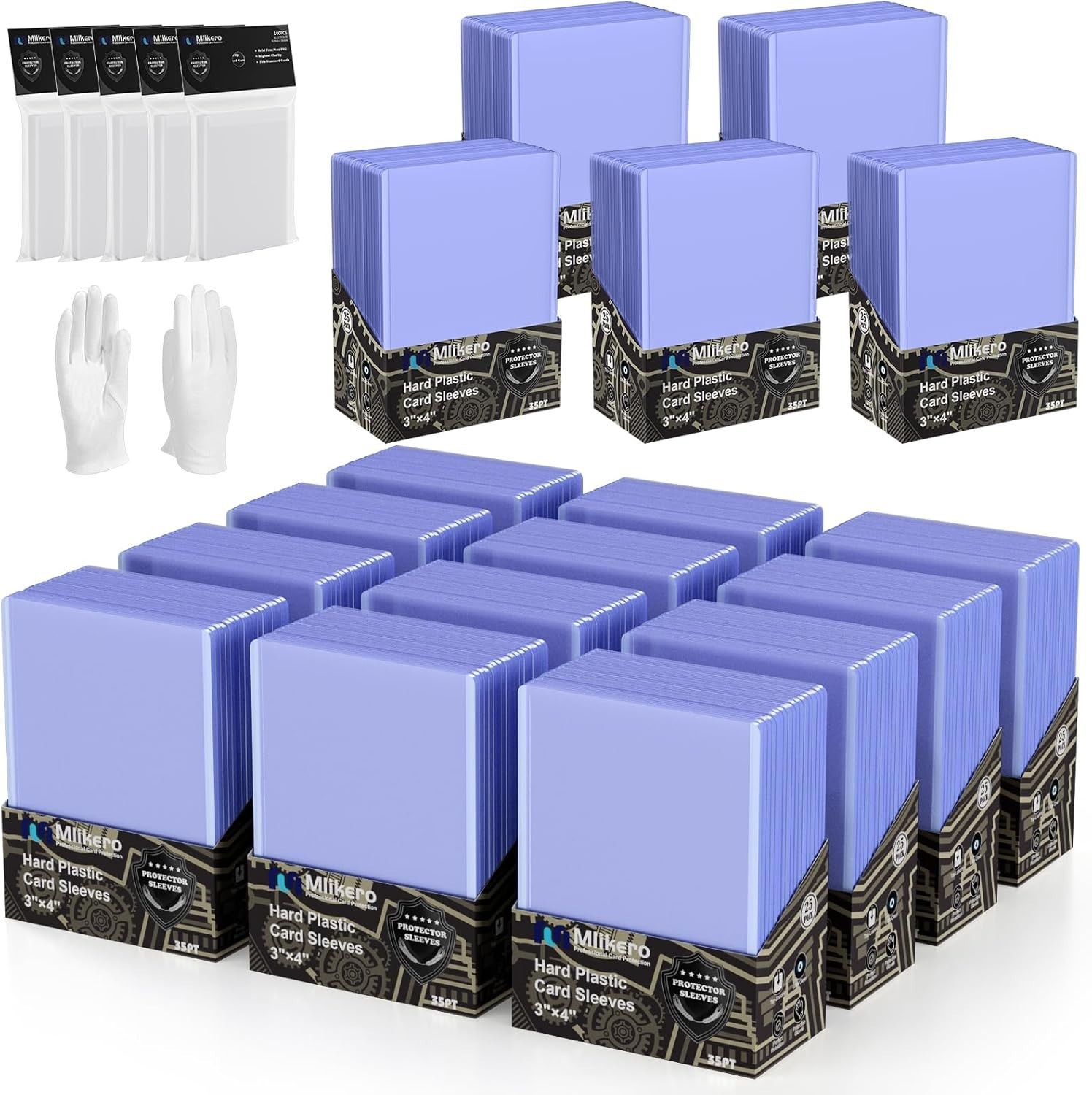 Preserve Your Cards: 1000 Top Loaders & Clear Sleeves for Collectors