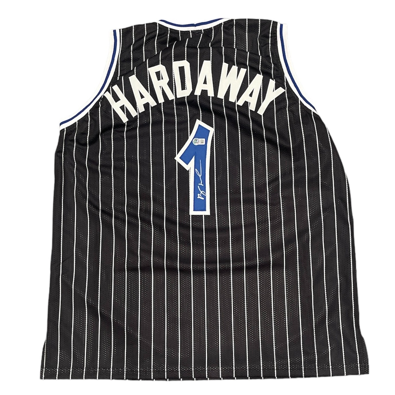 Anfernee Penny Hardaway Signed Auto Black Magic Custom Jersey Beckett W BAS COA