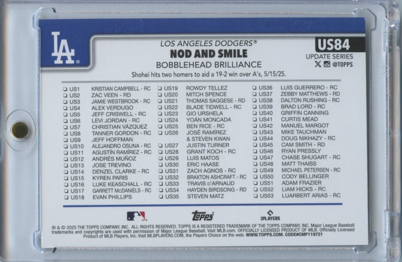 Shohei Ohtani 2025 Topps True Photo SSP SHORTPRINT Los Angeles Dodgers #US84