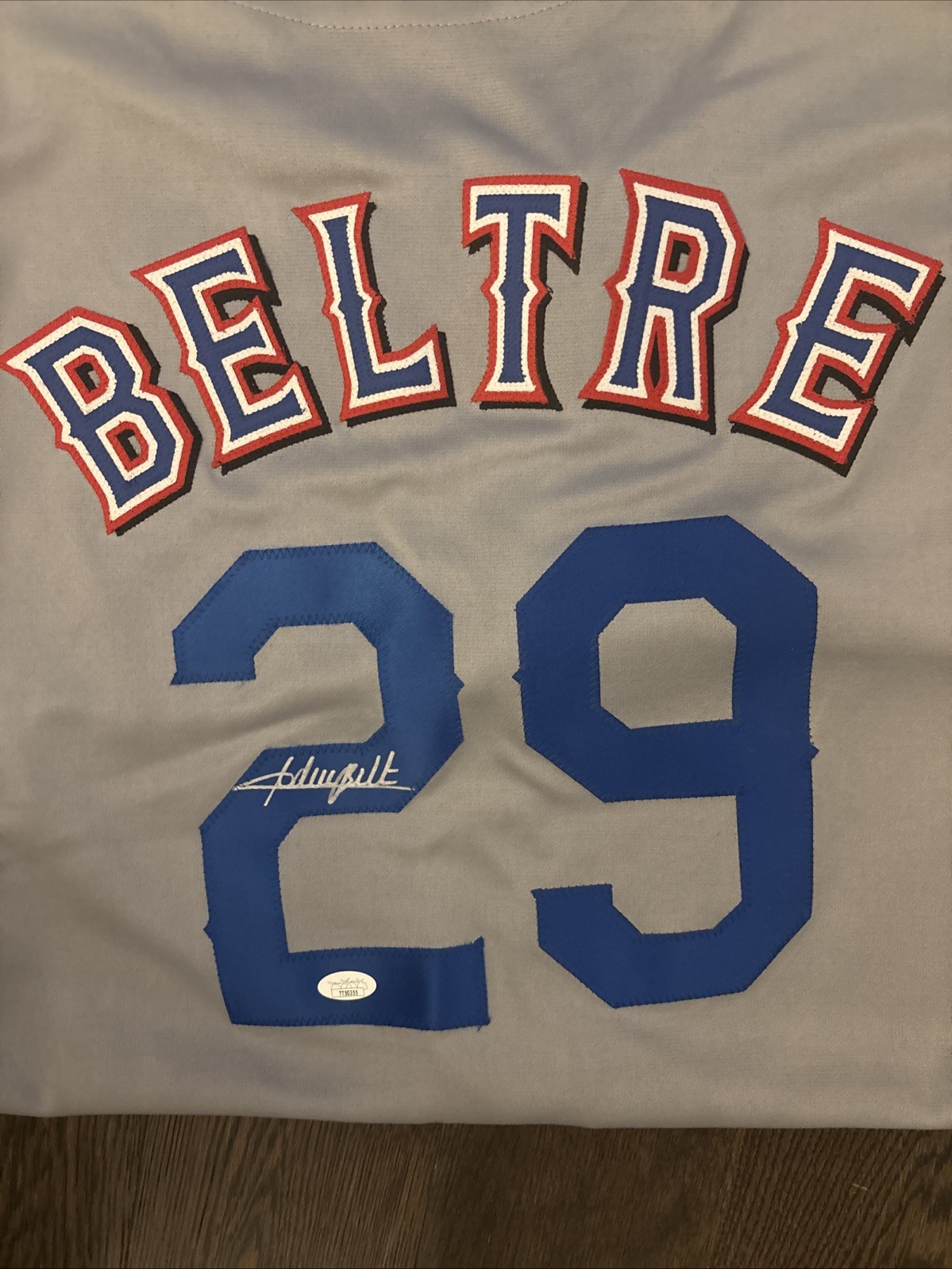 Adrian Beltre Signed Jersey With COA