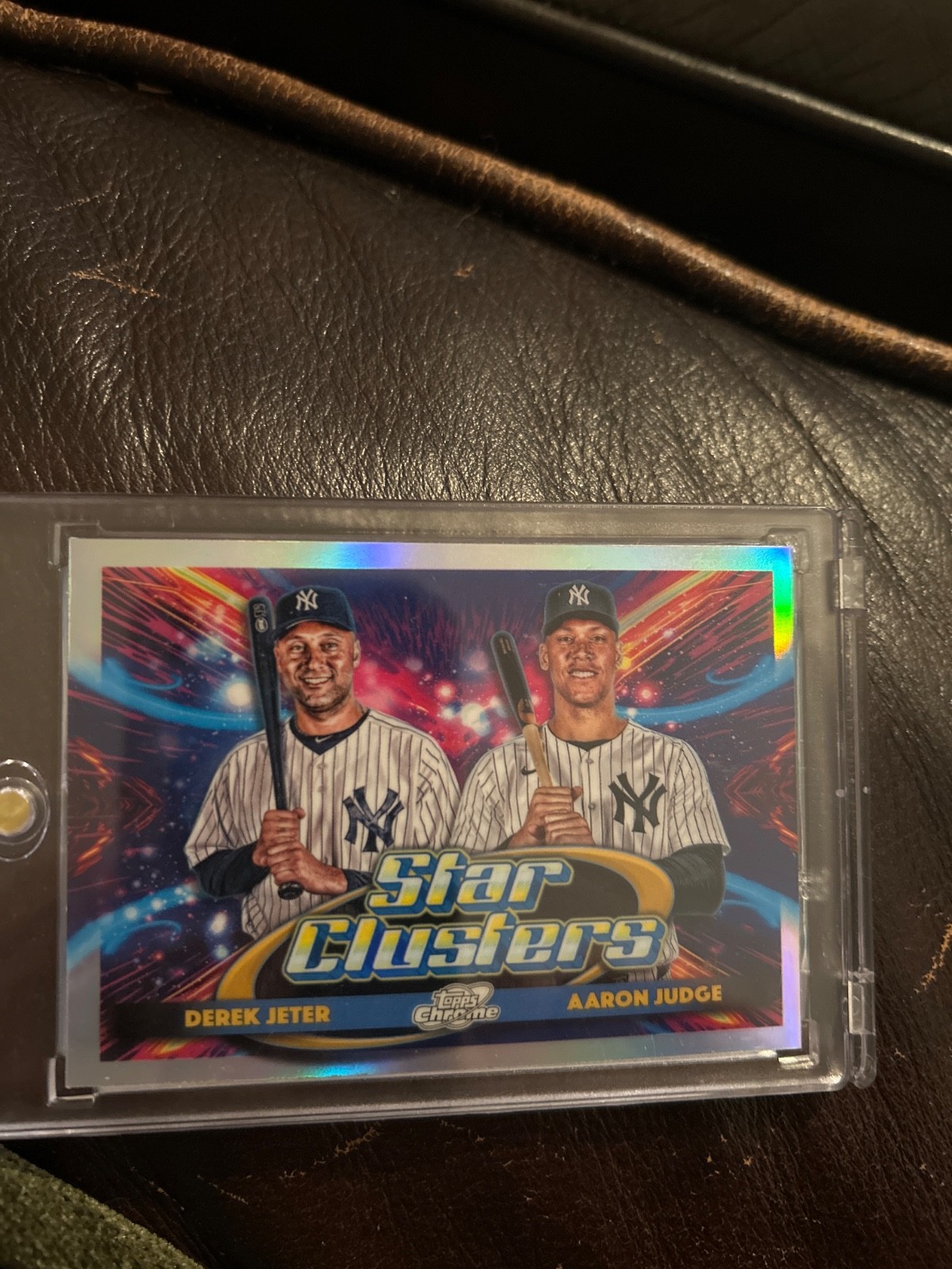 2025 Topps Cosmic Chrome – Star Clusters Derek Jeter, Aaron Judge #DSC-1