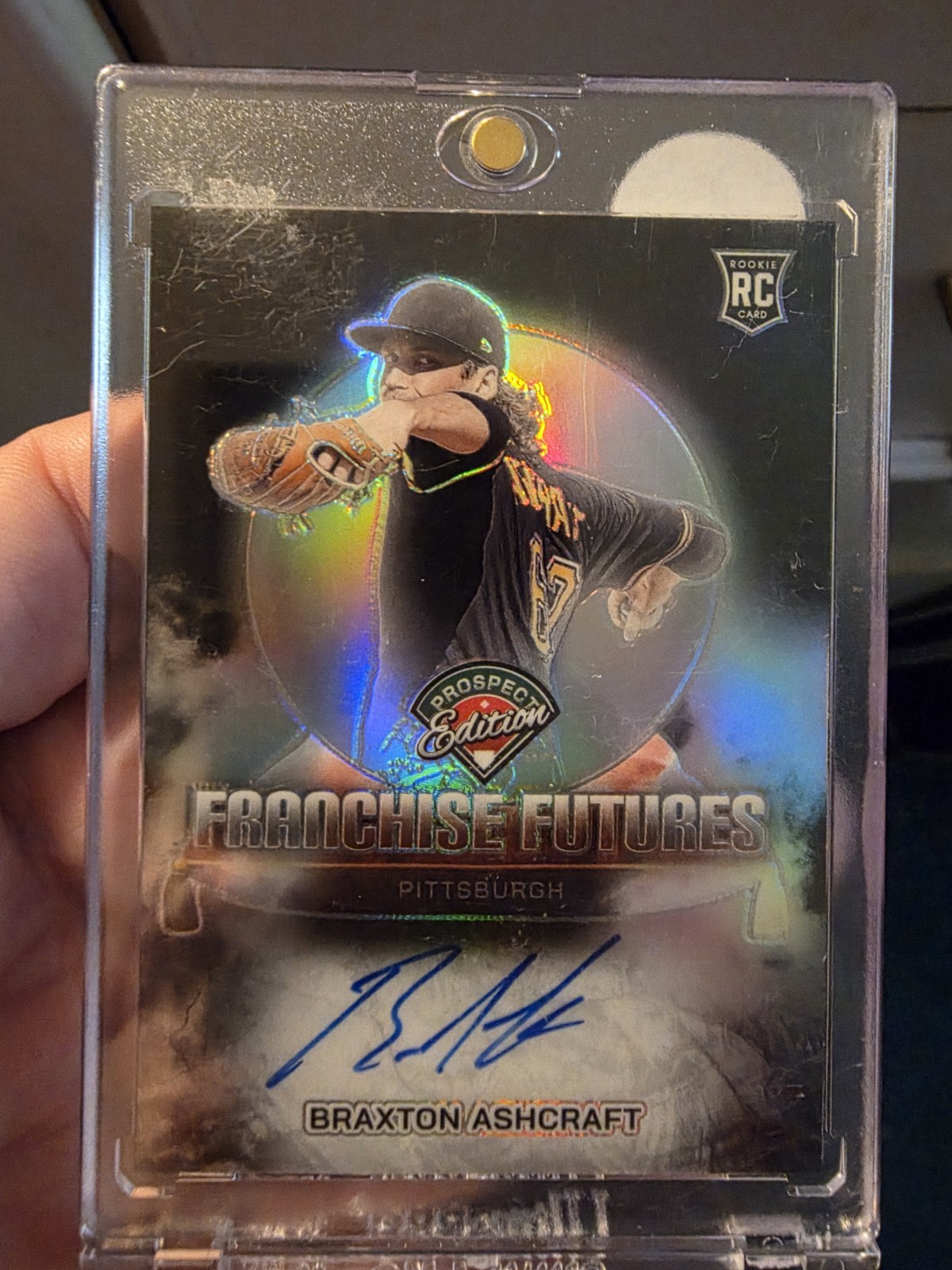 Panini 2025 Prospect Edition Braxton Ashcraft RC Auto Franchise Futures FFS-BA