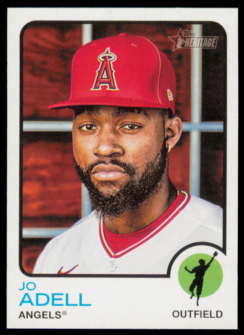 2022 Topps Heritage Jo Adell 712 Los Angeles Angels Short Print SP