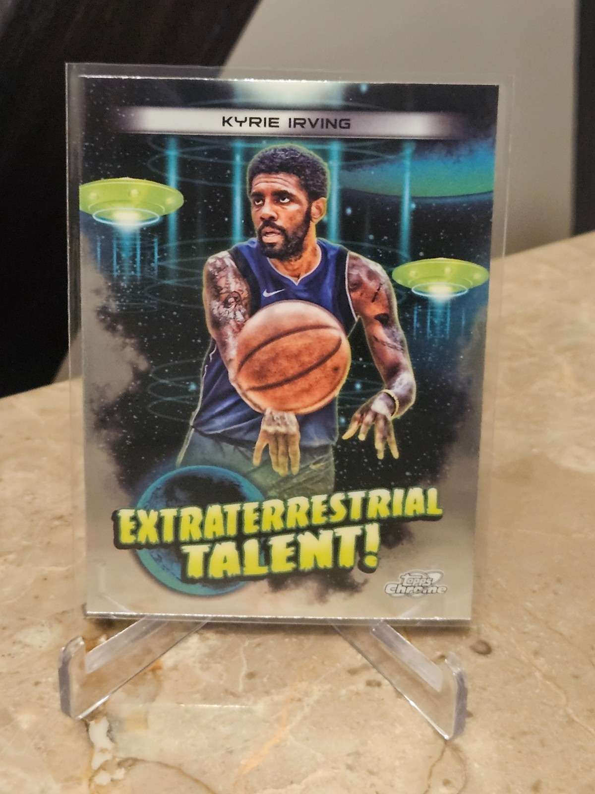 2023-24 Topps Chrome Cosmic Extraterrestrial Talent! Kyrie Irving