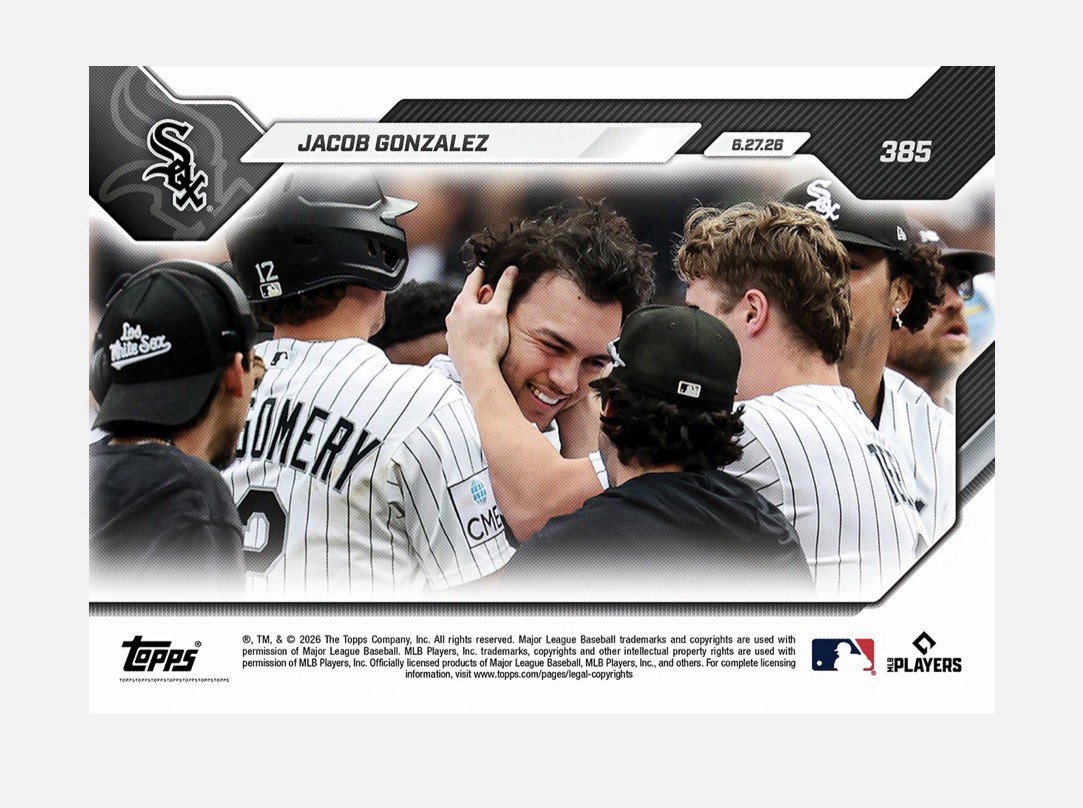 4-Card Bundle Ingle Gonzalez 2026 MLB Topps NOW Cards 384-387 Presale