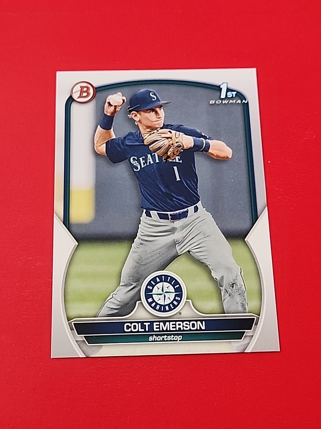 2023 Bowman Draft Paper Base BD-42 Colt Emerson – Seattle Mariners