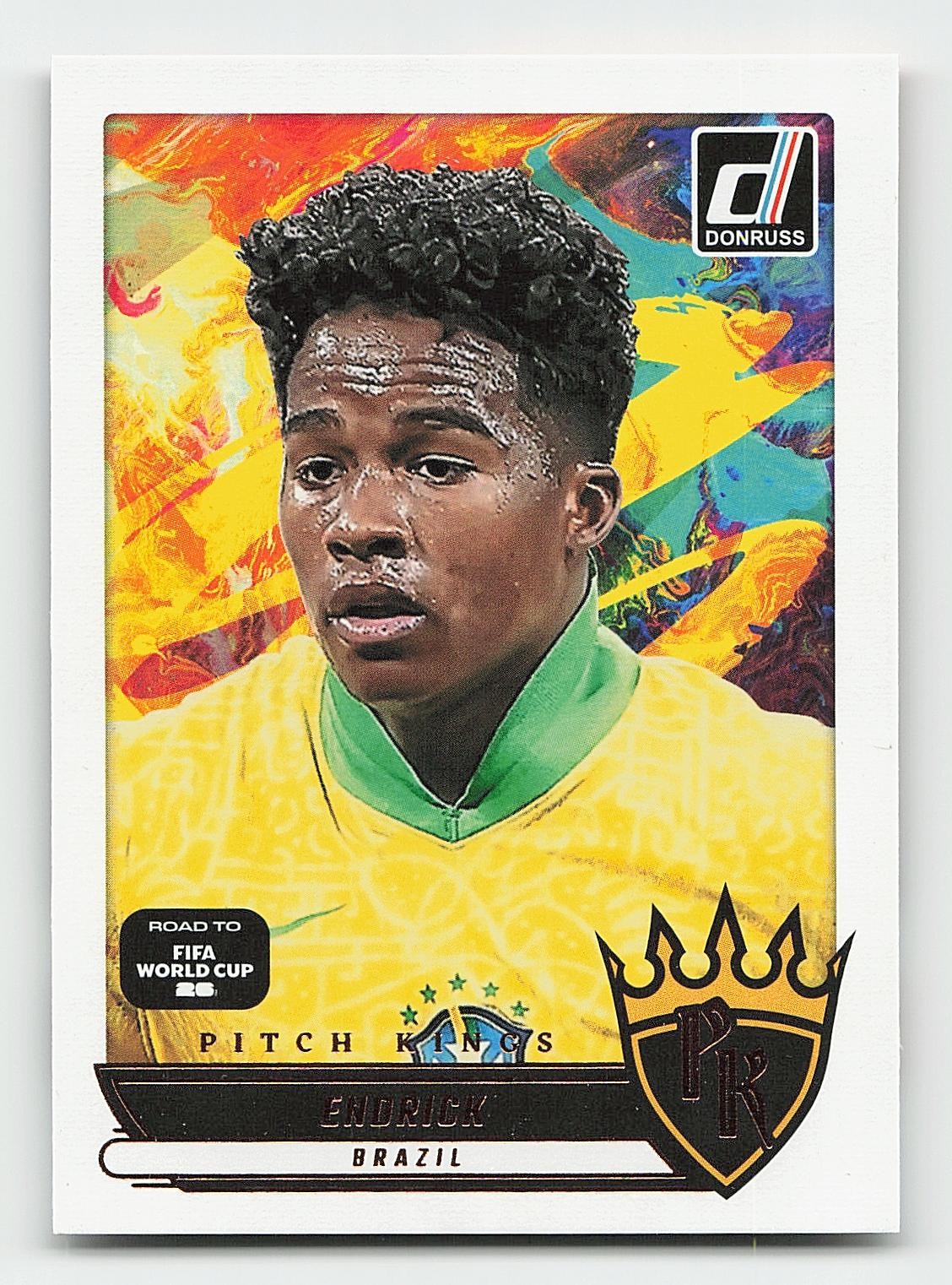 2025-26 Donruss Road to FIFA World Cup #13 Endrick Pitch Kings