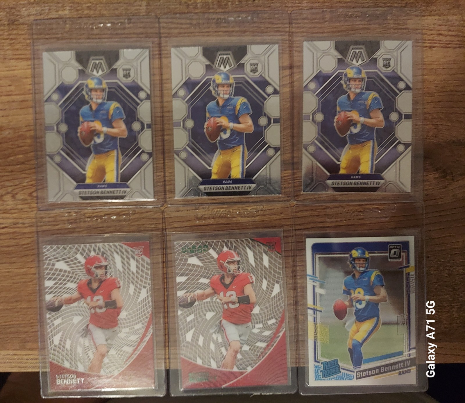 6 Rookies 2023 Stetson Bennett #267 (RC) Buyer Gets All Cards In Pics