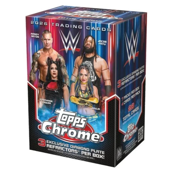 2026 Topps Chrome WWE Wrestling Blaster Box