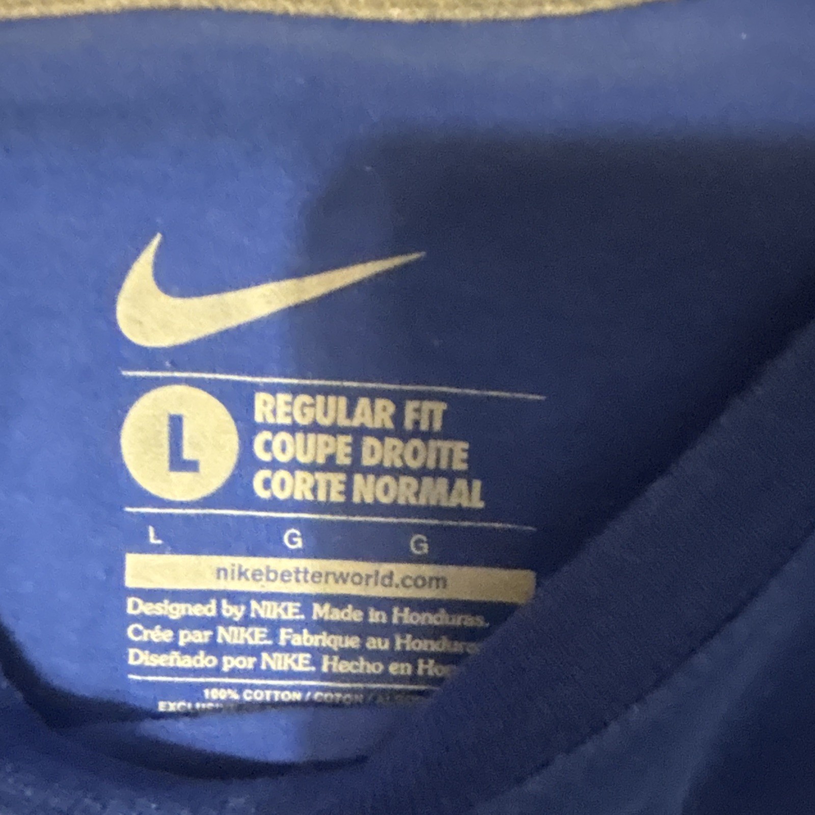 Nike Florida Gators “Two Bits Four Bits” Blue/Orange T-Shirt Size L
