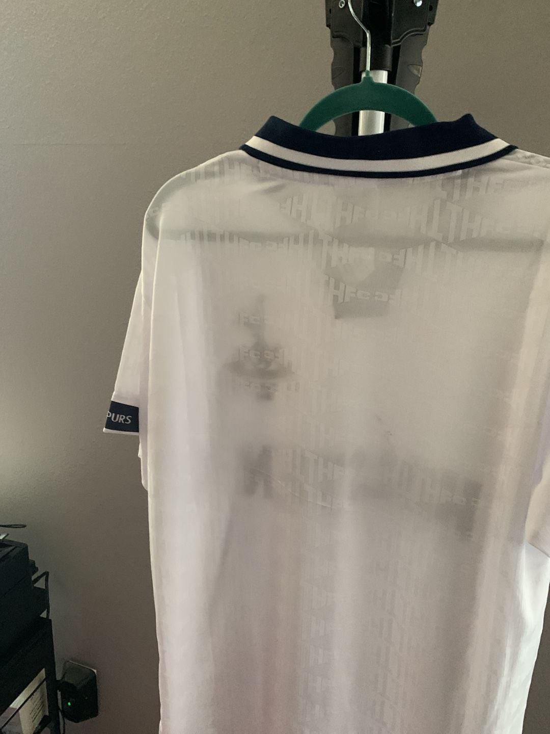 Score Draw Tottenham Hotspur 1991 FA Cup Final Retro Home Football Jersey