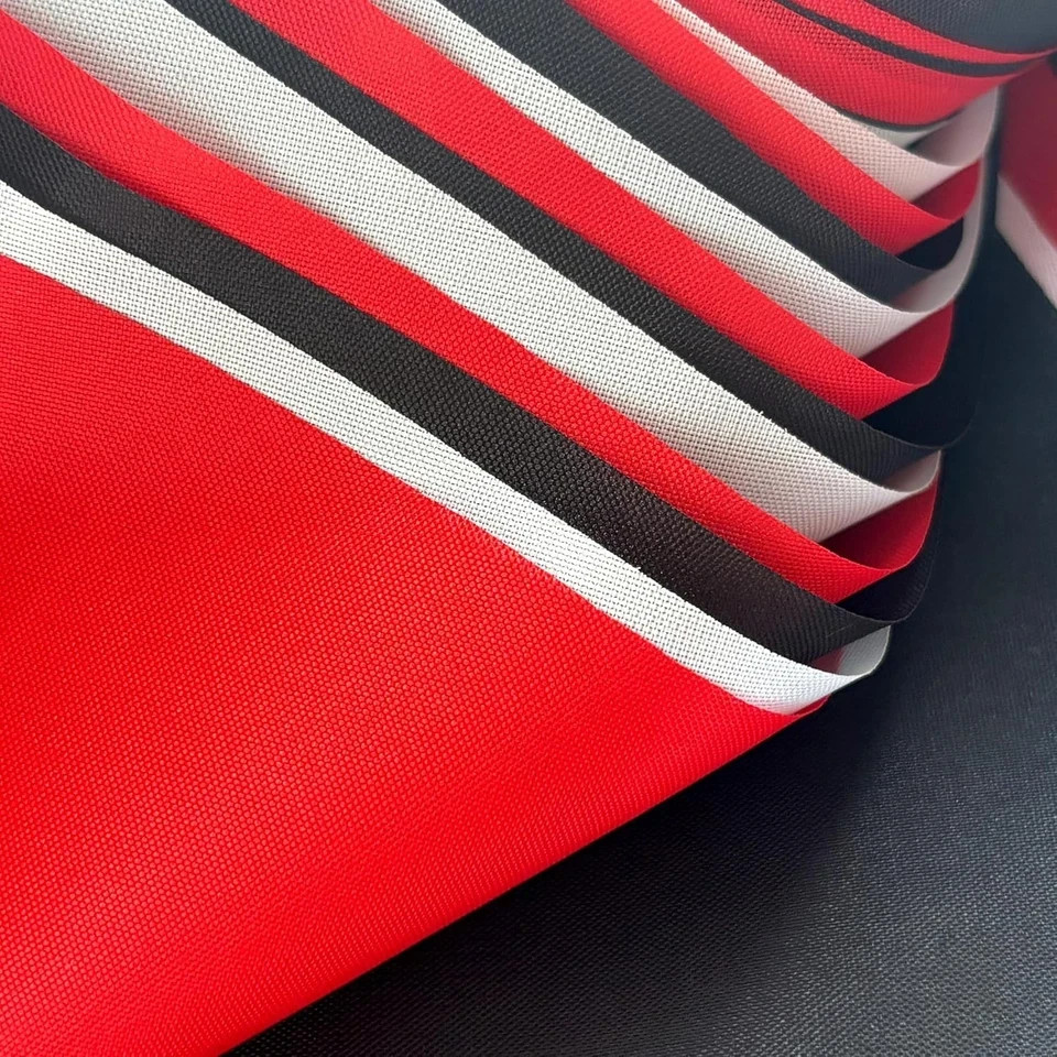 Red Black White 100Ft Pennant Banner Triangle Flags Bunting