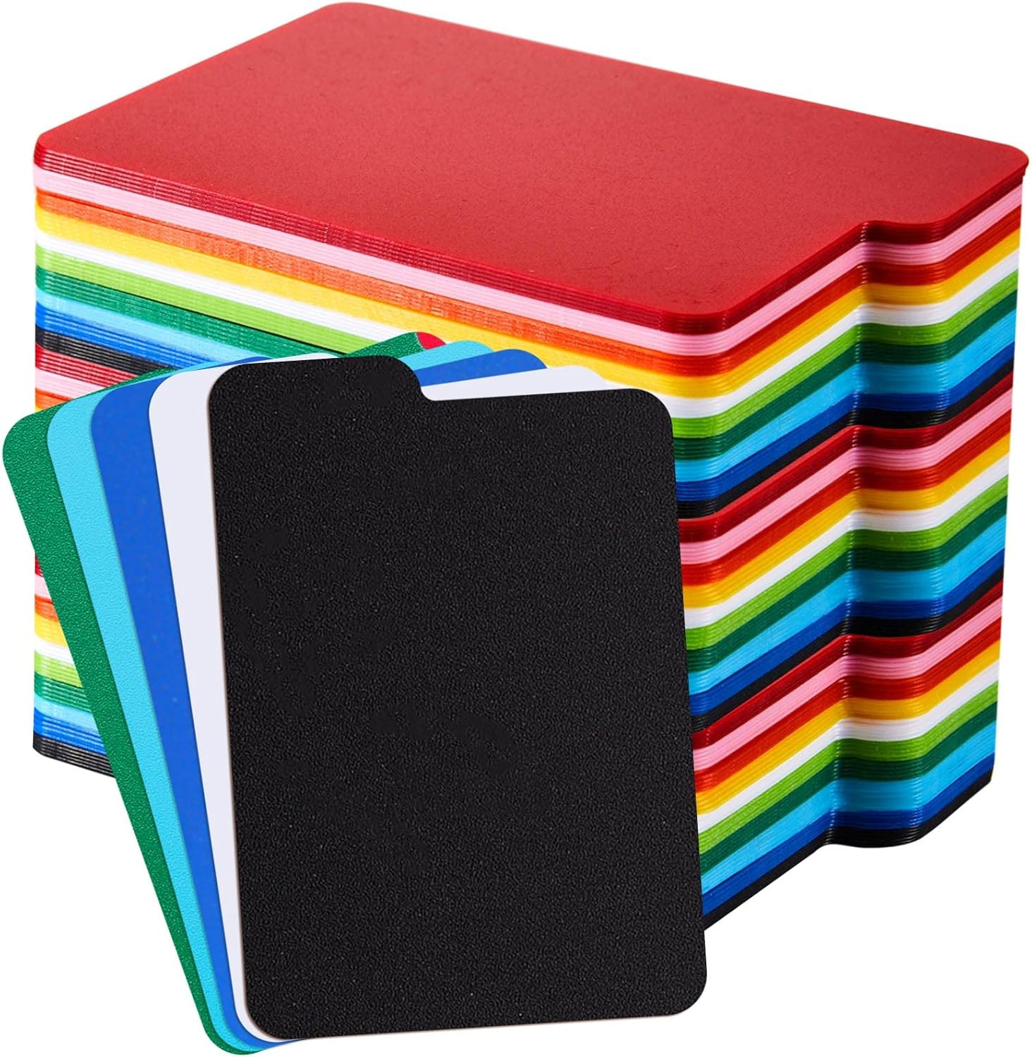 Multicolor Card Dividers for Trading Cards, 2.6 x 3.8 Inch, 50 Pcs