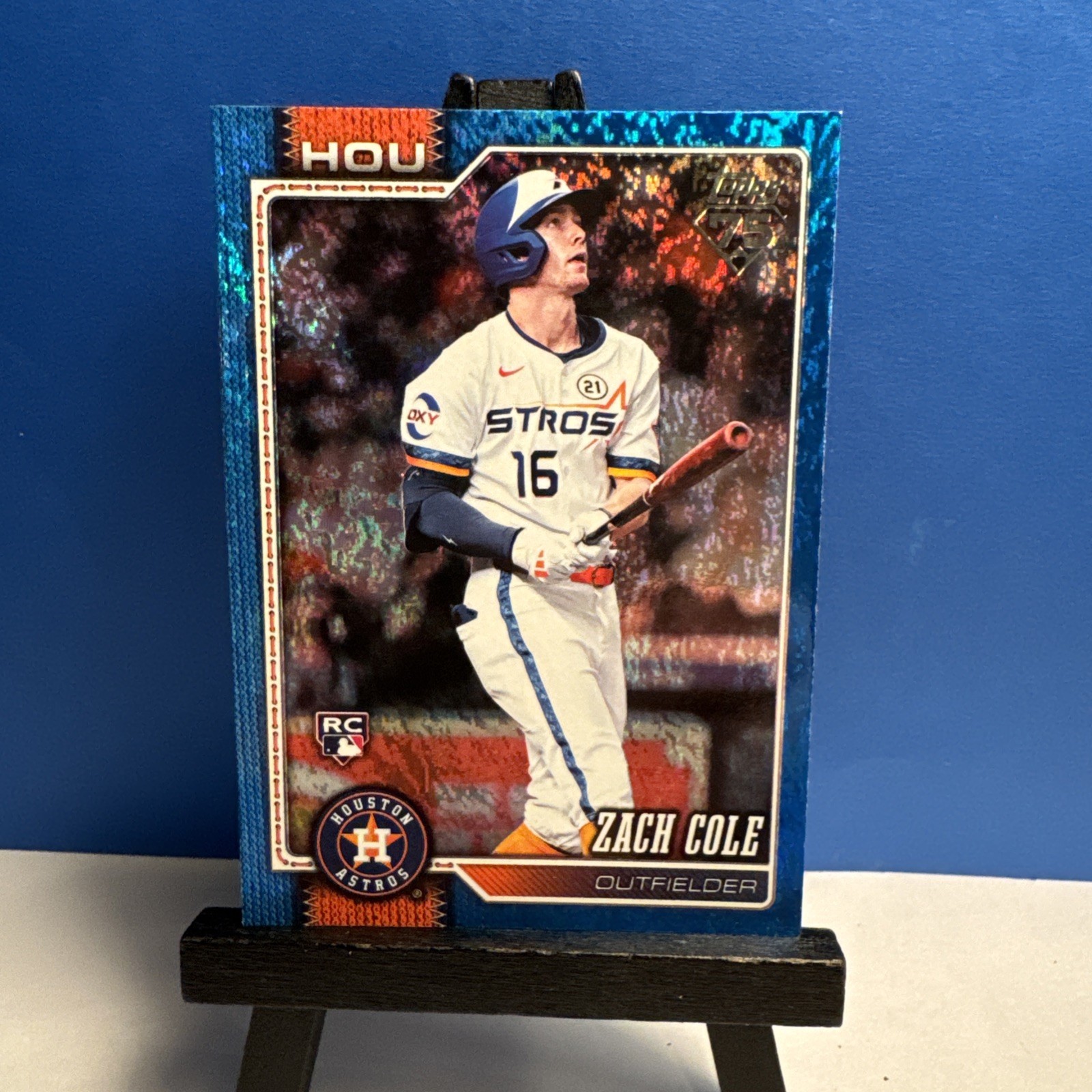 2026 Topps Series 2 Zach Cole Rookie Blue Speckle /150 #601 RC