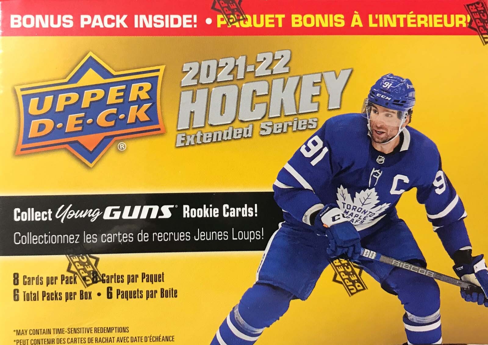 2021 2022 Upper Deck Hockey EXTENDED Series Blaster Box Young Guns Akira Schmid