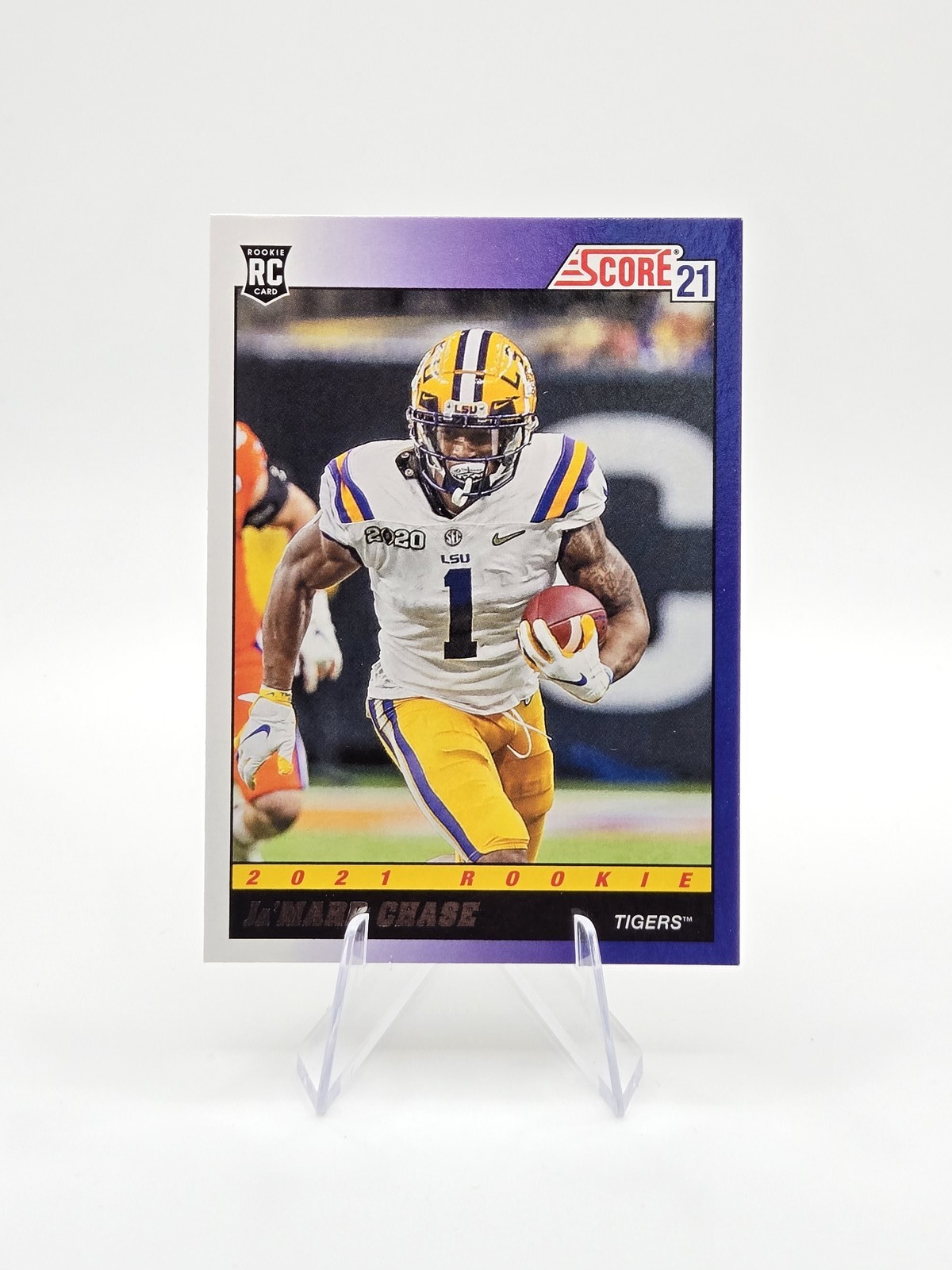 Ja’Marr Chase 2021 Score RC 1991 Throwback SP #TB5