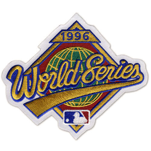 1996 MLB World Series Logo Jersey Sleeve Patch Atlanta Braves New York Yankees