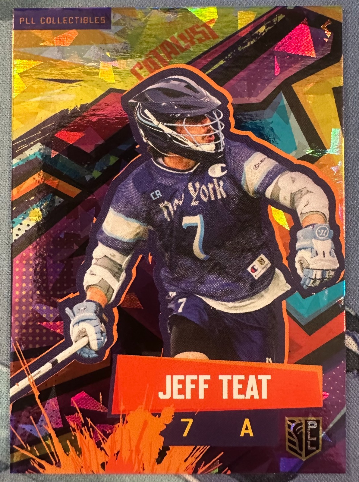 JEFF TEAT 2026 PREMIER LACROSSE LEAGUE PLL FIELDSIDE II CATALYST SSP #CAT-8