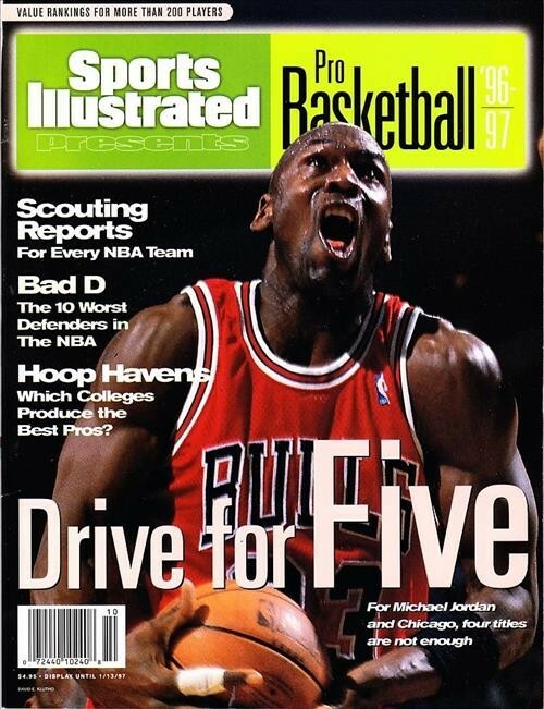 Michael Jordan Sports Illustrated Chicago Bulls No Label The Last Stand The GOAT