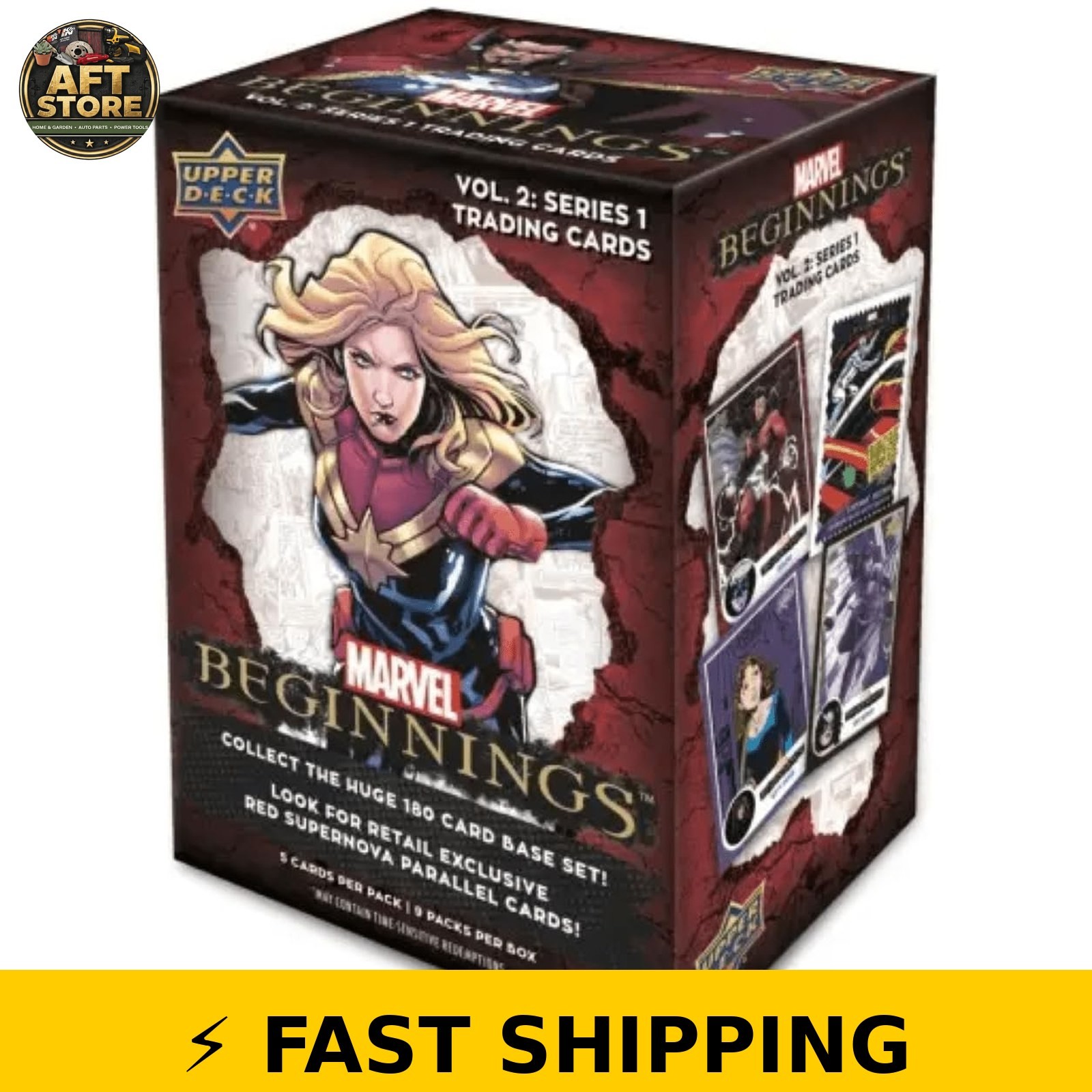 Upper Deck Marvel Beginnings Volume 2 Trading Card Blaster Box