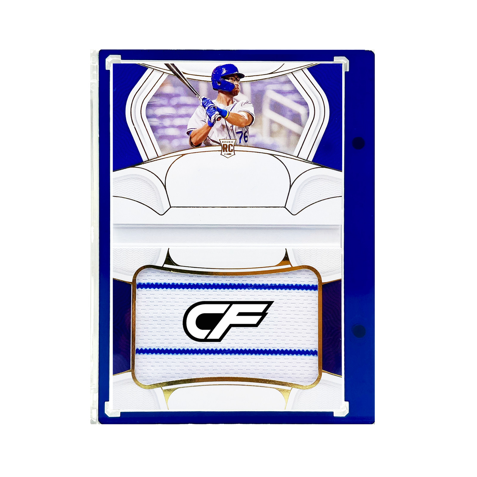 CF Magnetic One Touch for 175pt Vertical Double Booklet Cards – BLUE BORDER