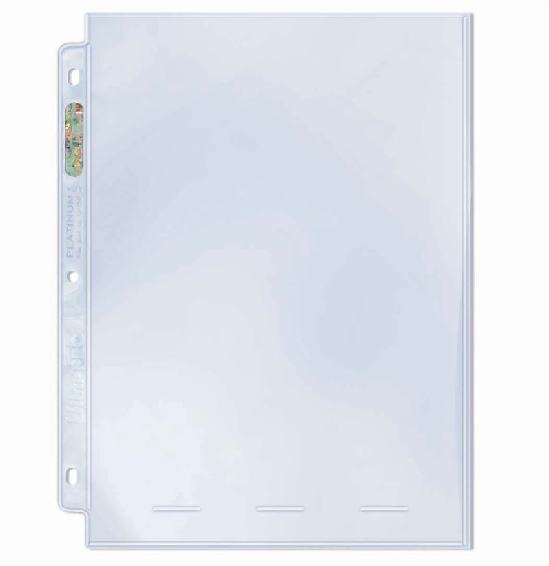 (25) Ultra Pro 8×10 Photo Pages Album / Binder Sheets 1-Pocket Prints Full Page