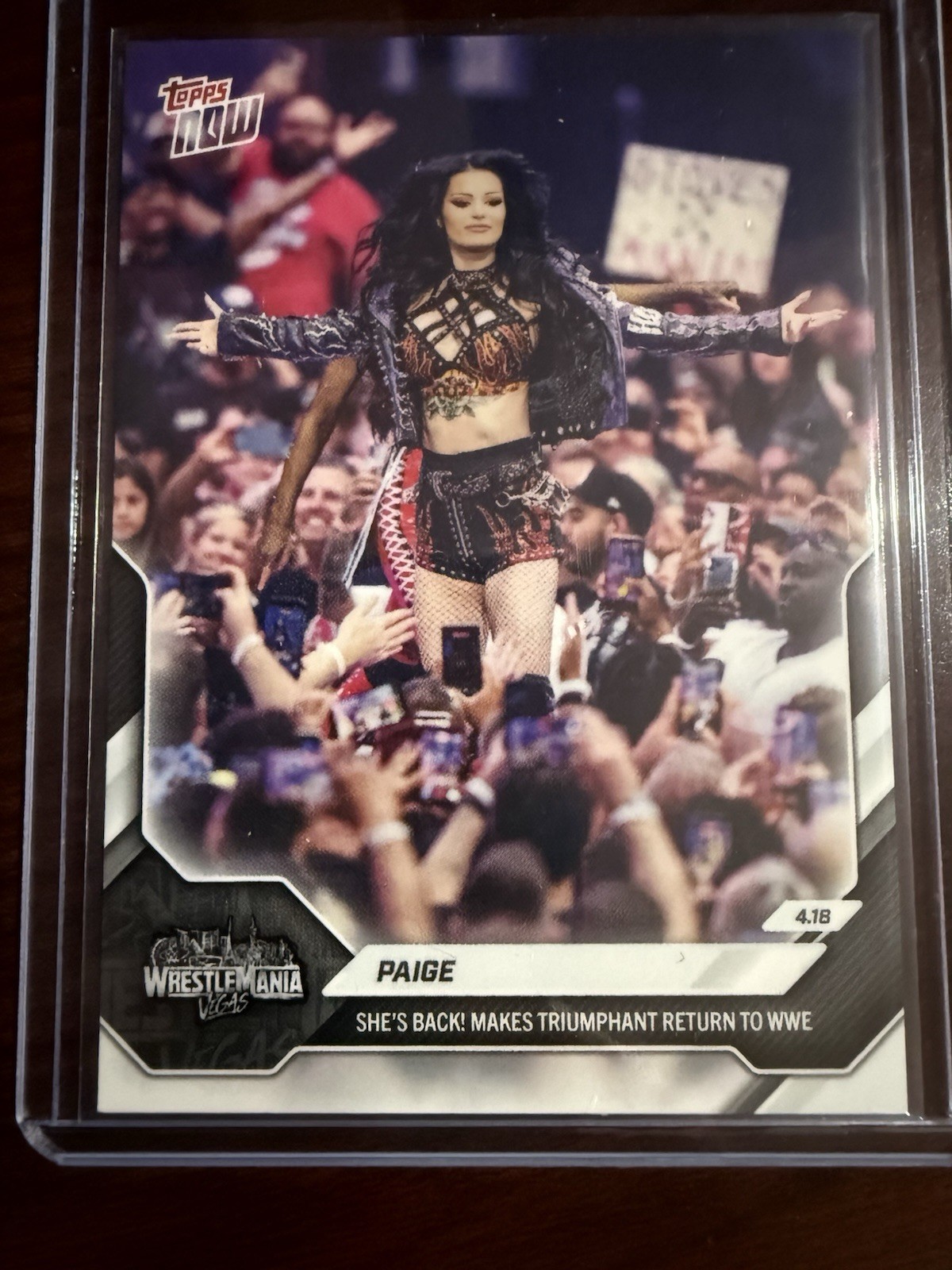 *READY TO SHIP* Paige – 2026 WWE Topps NOW® – #38