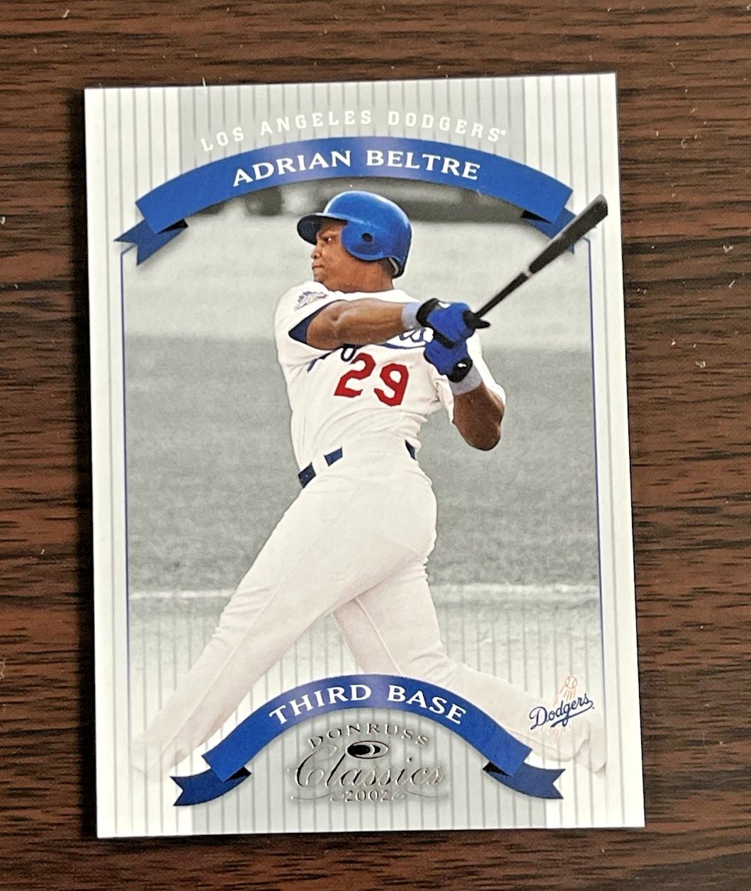 2002 Donruss Classics Silver Sample card Adrian Beltre #56 NM HOF