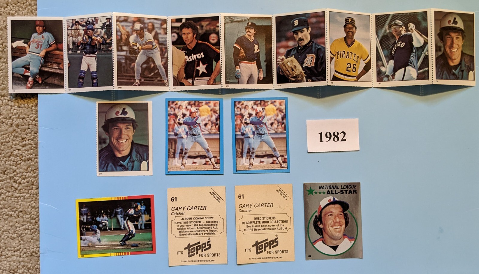 U Pick from over 200 different Gary Carter items – Oddball & More