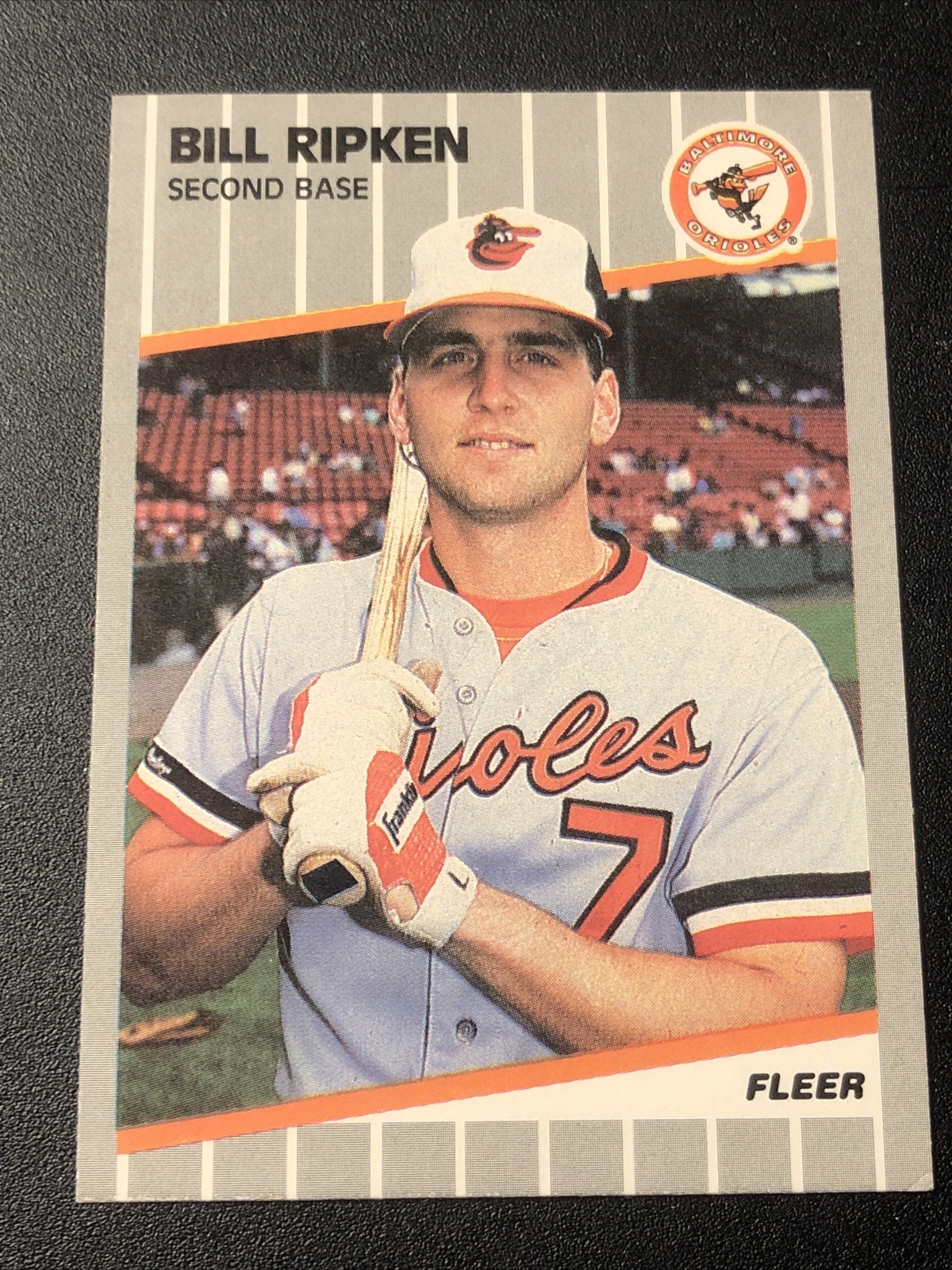 1989 Fleer Bill Ripken Black Box Rookie #616