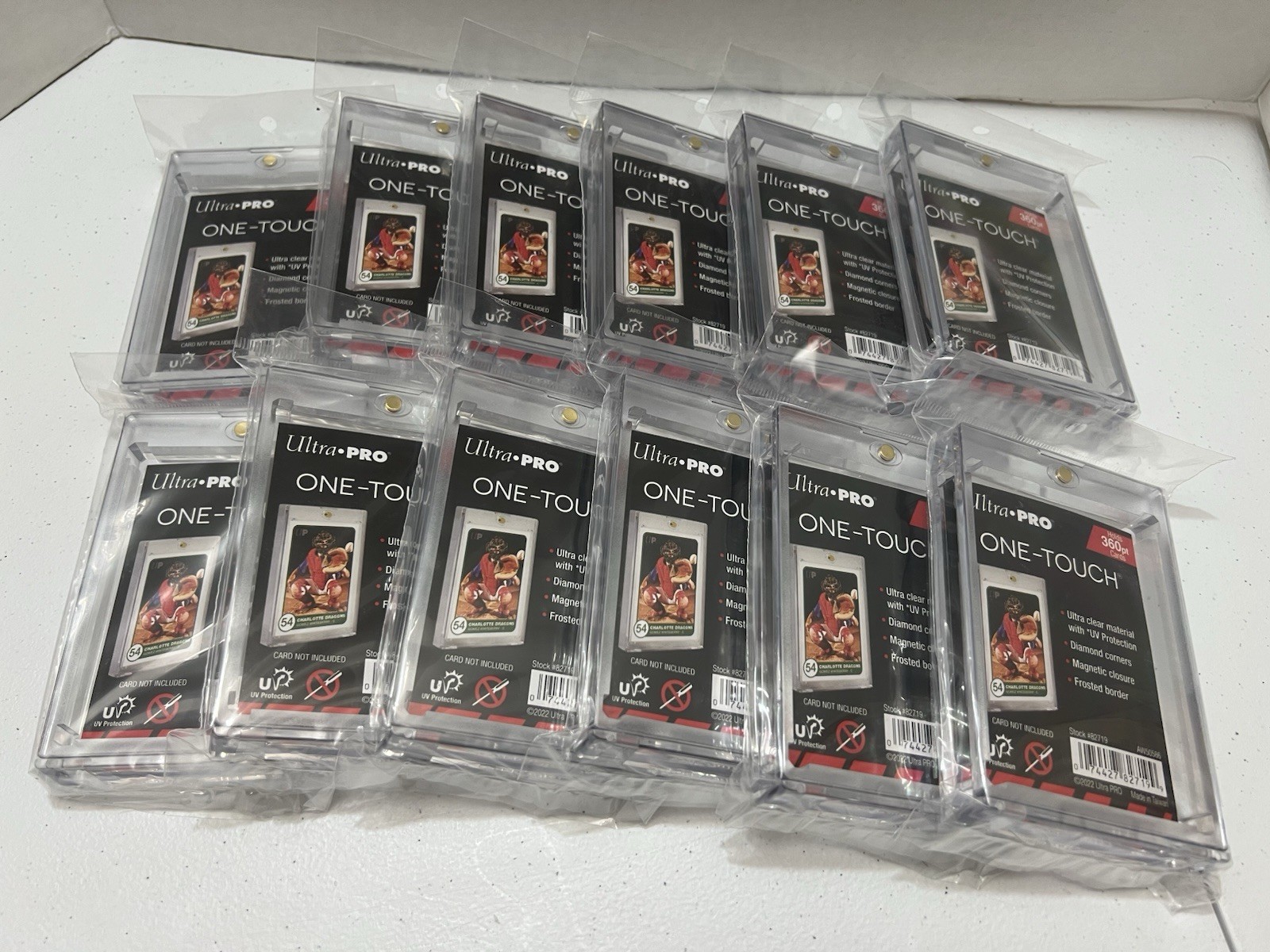 (12) Ultra PRO One-Touch Thick Card 360pt Magnetic Card Holder Case SEALED NEW