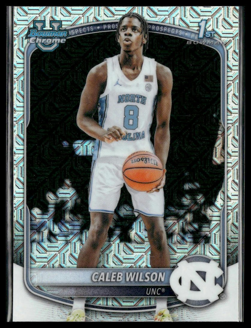 2025-26 Bowman #BCP-83 Caleb Wilson Chrome Prospects Mojo Refractor (i21343)
