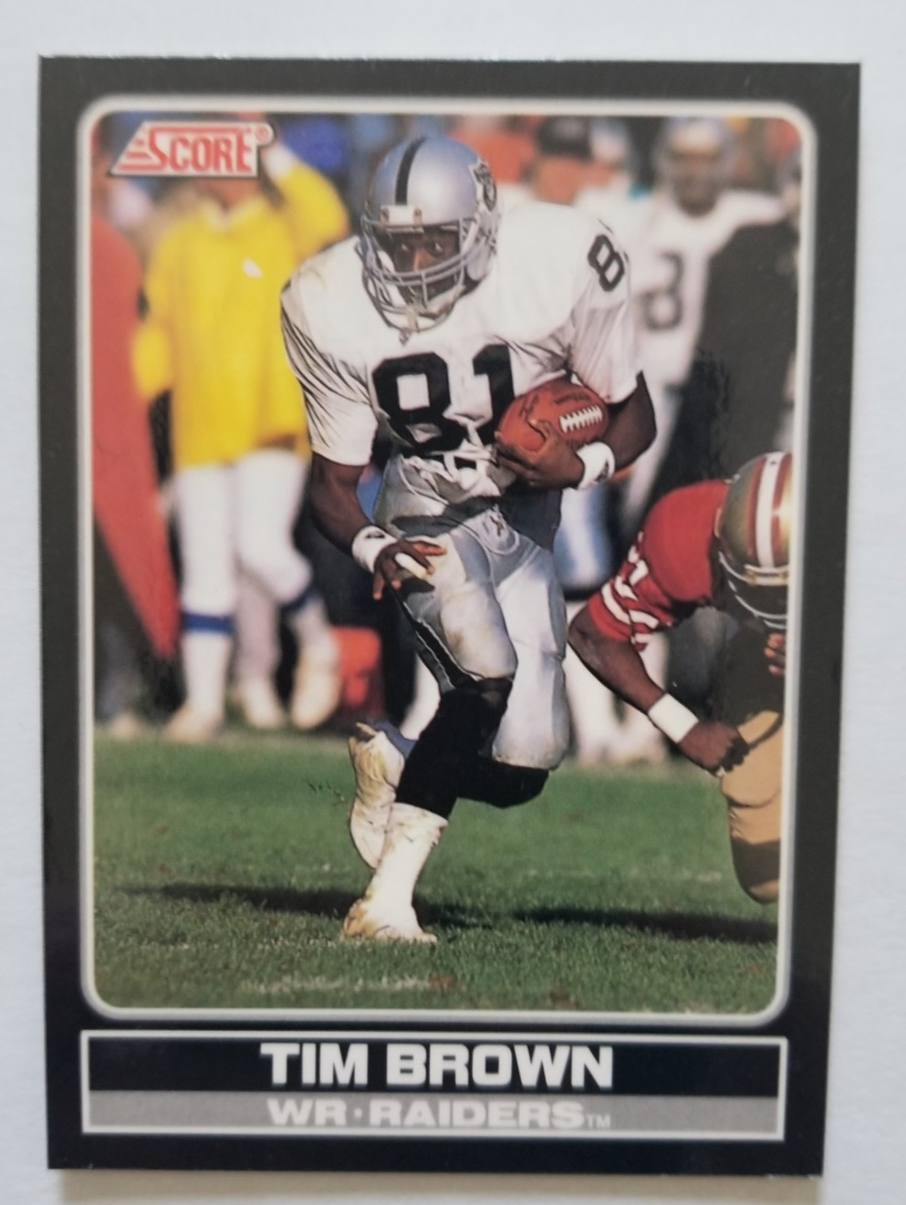 1990 Score Young Superstars #10 Tim Brown Raiders