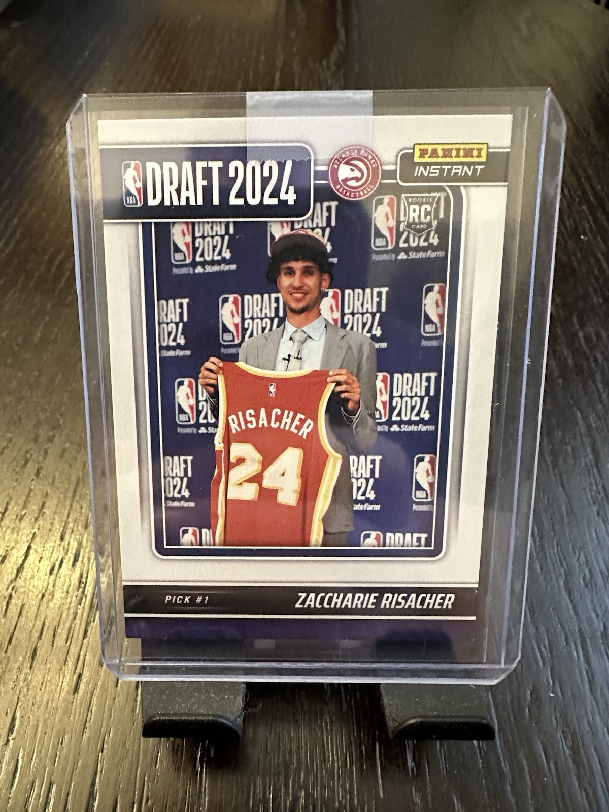 2024-25 Panini Instant – Draft Night 2024 Zaccharie Risacher #DN-2 /1288 (RC)