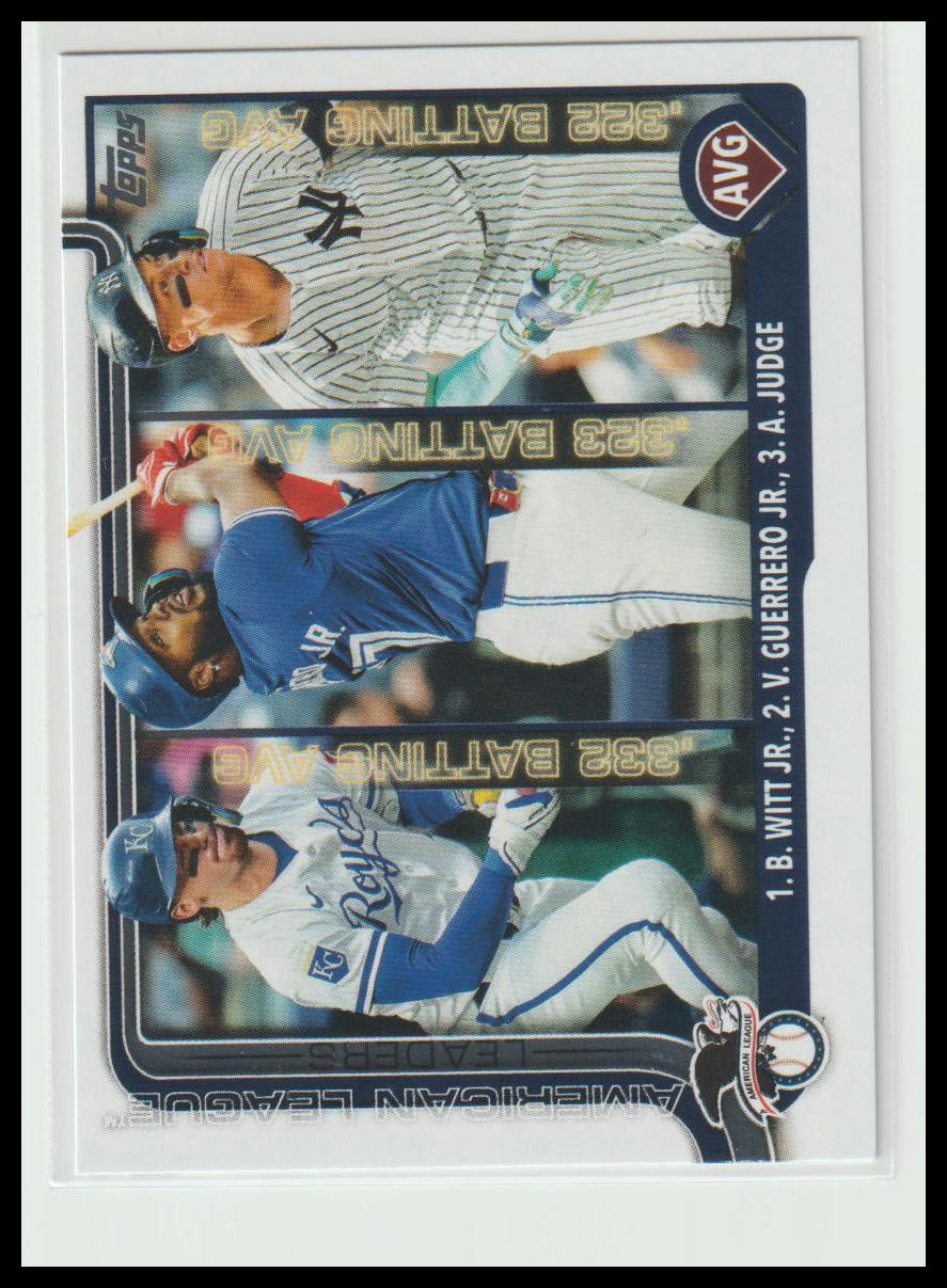 2025 Topps Series 1 AL Batting Champions Base