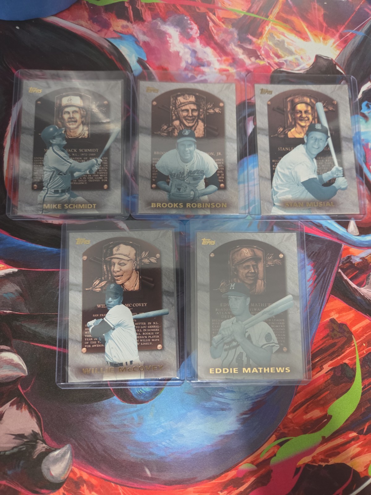 1998 Topps – Hall of Fame Collection The Complete 10 Card Set