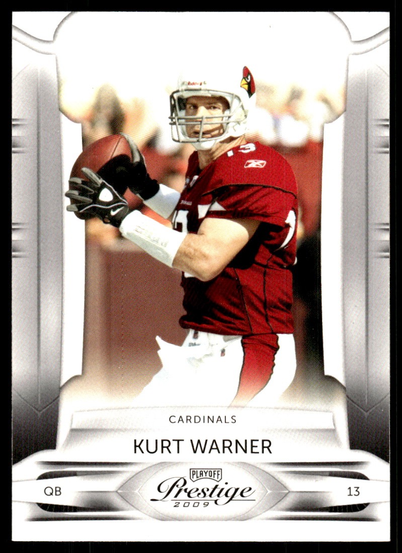 Kurt Warner 2009 Playoff Prestige #1 Cardinals NFL READ FREE SHIP AutographDen